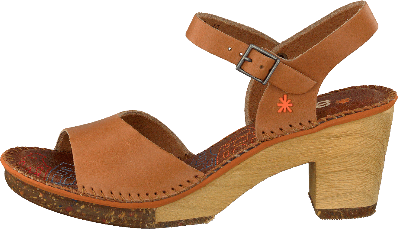 Amsterdam 325 Cuero, Female, Skor, Klackskor, klackar, Orange/Brun, EU 38