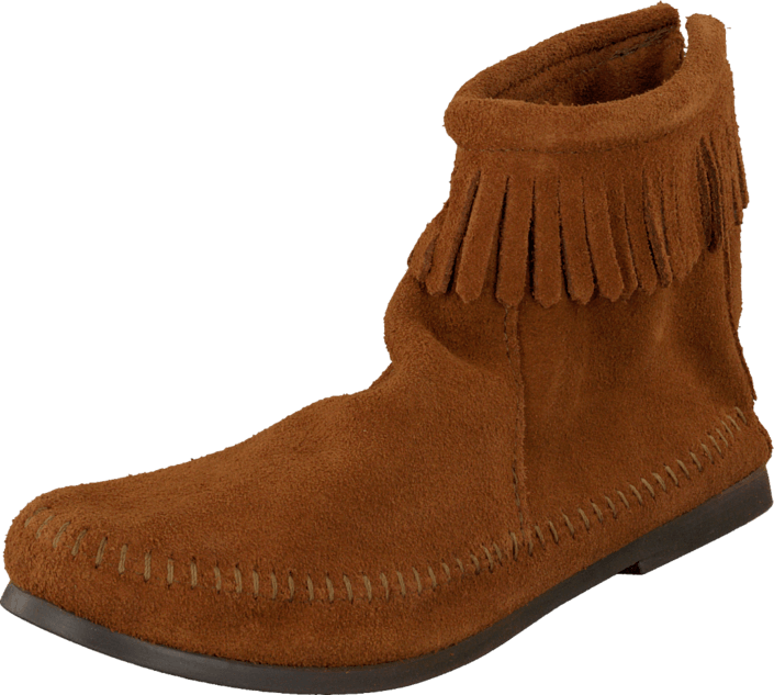 Minnetonka - Back Zipper Boot Brown