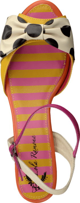 Lola Ramona - Elsie 411611-71 Yellow/creme/pink