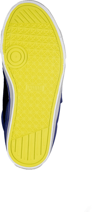 Puma - Puma S Canvas Vulc V Kids Strong Blue-Peacoat