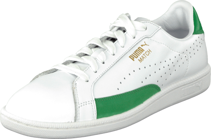 puma match white green