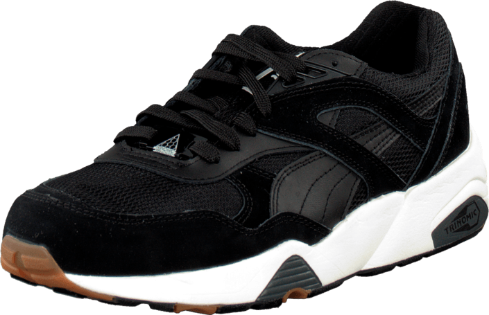Puma - R698 White On White Black-Black