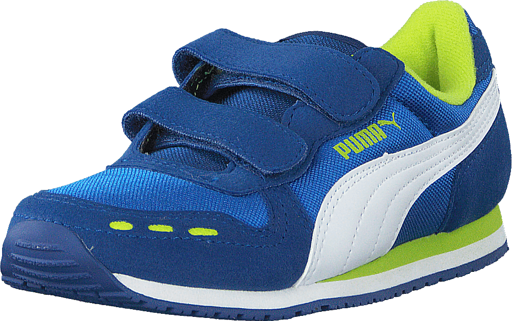 Cabana Racer Mesh V Kids Puma Royal-White