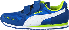 Puma - Cabana Racer Mesh V Kids Puma Royal-White