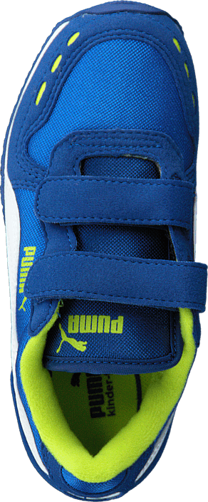 Puma - Cabana Racer Mesh V Kids Puma Royal-White