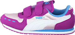 Puma - Cabana Racer Mesh V Kids Pink Dogwood-White