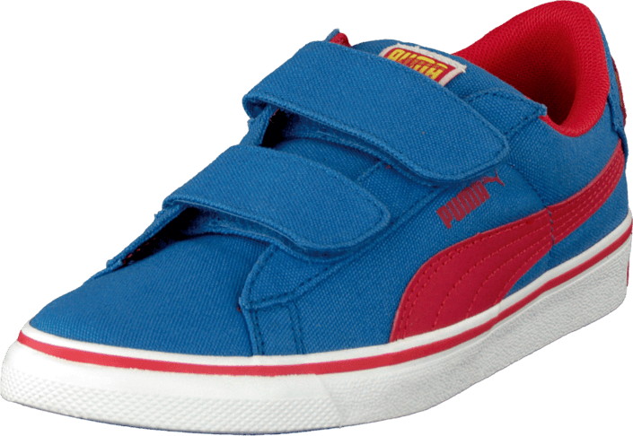 Puma - Puma S Vulc Cvs Superman Kids Strong Blue-High Risk Red
