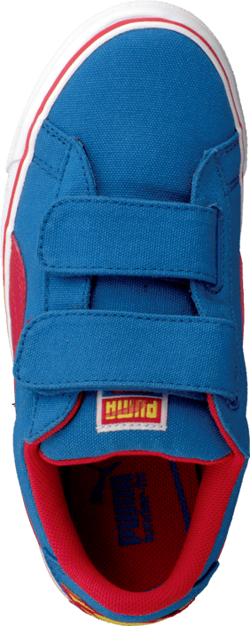 Puma - Puma S Vulc Cvs Superman Kids Strong Blue-High Risk Red