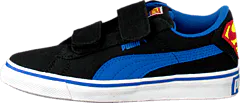 Puma - Puma S Vulc Cvs Superman Kids Black-Strong Blue-Buttercup