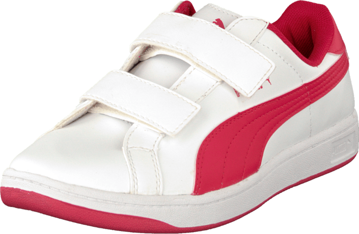 Puma - Puma Smash L V Kids White-Geranium