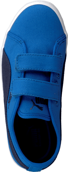 Puma - Elsu F Canvas V Kids Strong Blue-Peacoat