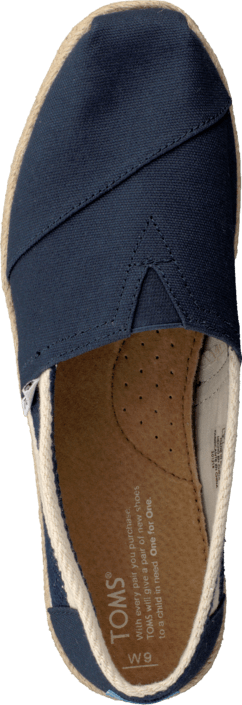 Toms - University Classic Wmn Navy Stripes