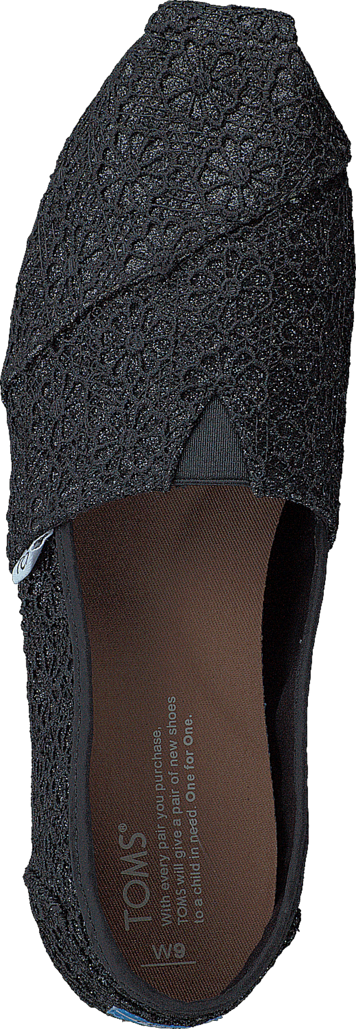 Seasonal Classics Black Crochet Glitter