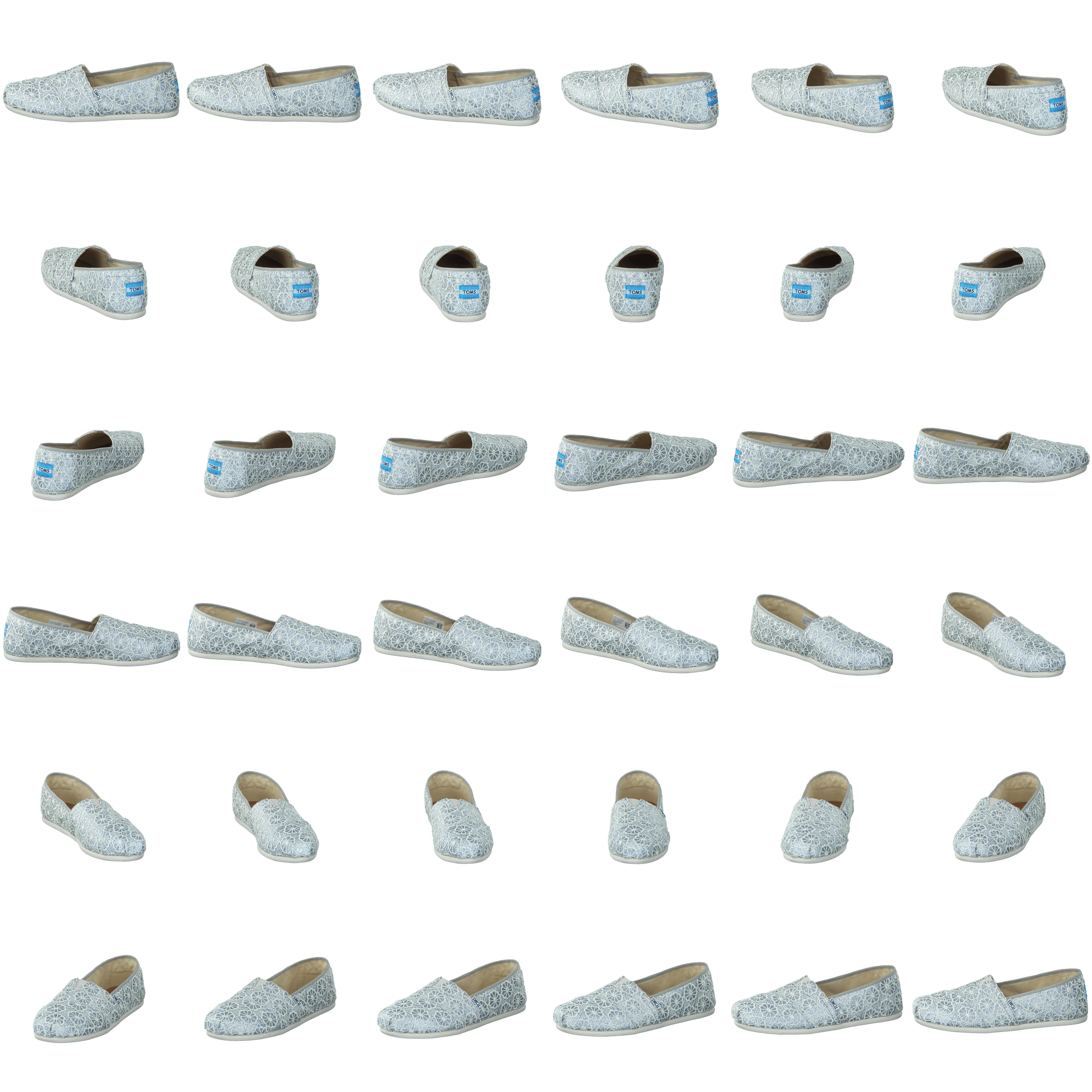 Kjøp Toms Seasonal Classics Silver Crochet Glitter sko Kjøp Toms Seasonal Classics Silver Crochet Glitter sko