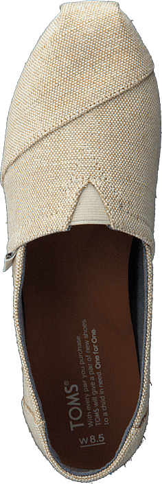 Toms - Seasonal Classics Natural Metallic Linen