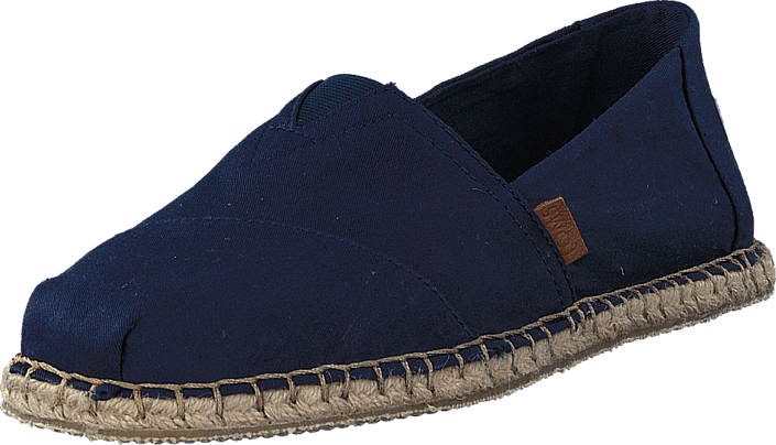 Toms - Seasonal Classics Navy Canvas/Blanket Stich