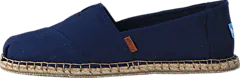 Toms - Seasonal Classics Navy Canvas/Blanket Stich