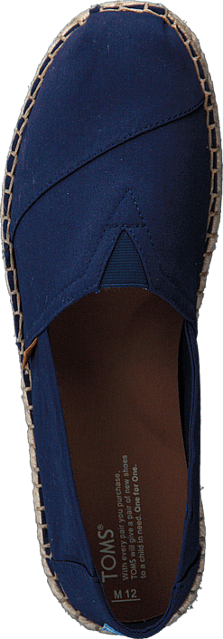 Toms - Seasonal Classics Navy Canvas/Blanket Stich
