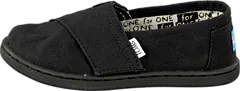 Toms - Seasonal Classic Kids Black Canvas