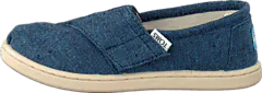 Toms - Seasonal Classic Kids Navy Chambray