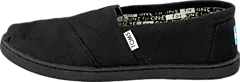 Toms - Seasonal Classic Jr Black Canvas