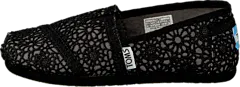 Toms - Classics Jr Black Crochet