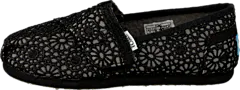 Toms - Classics Kids Black Crochet