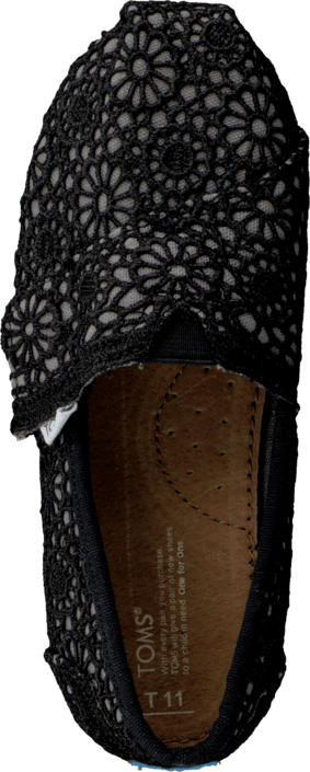 Buy Toms Classics Kids Black Crochet Shoes Online Footway Co Uk,Chanel Coat Fur Hood