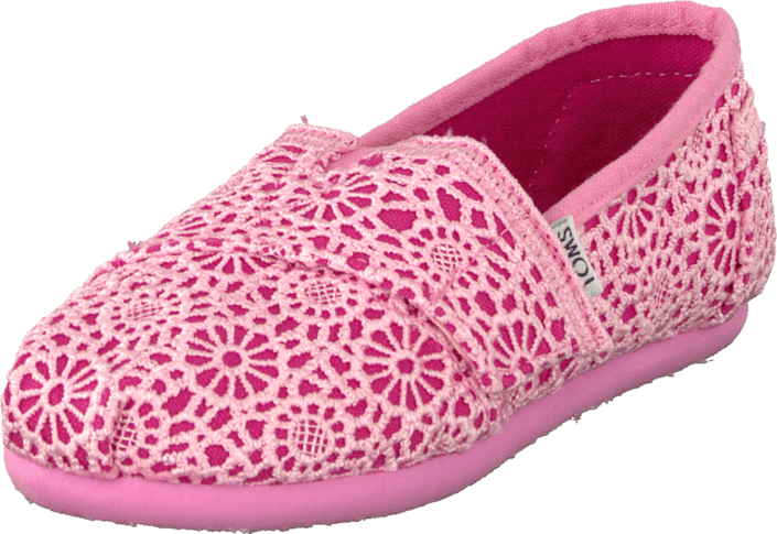 Toms - Classics Kids Pink Crochet