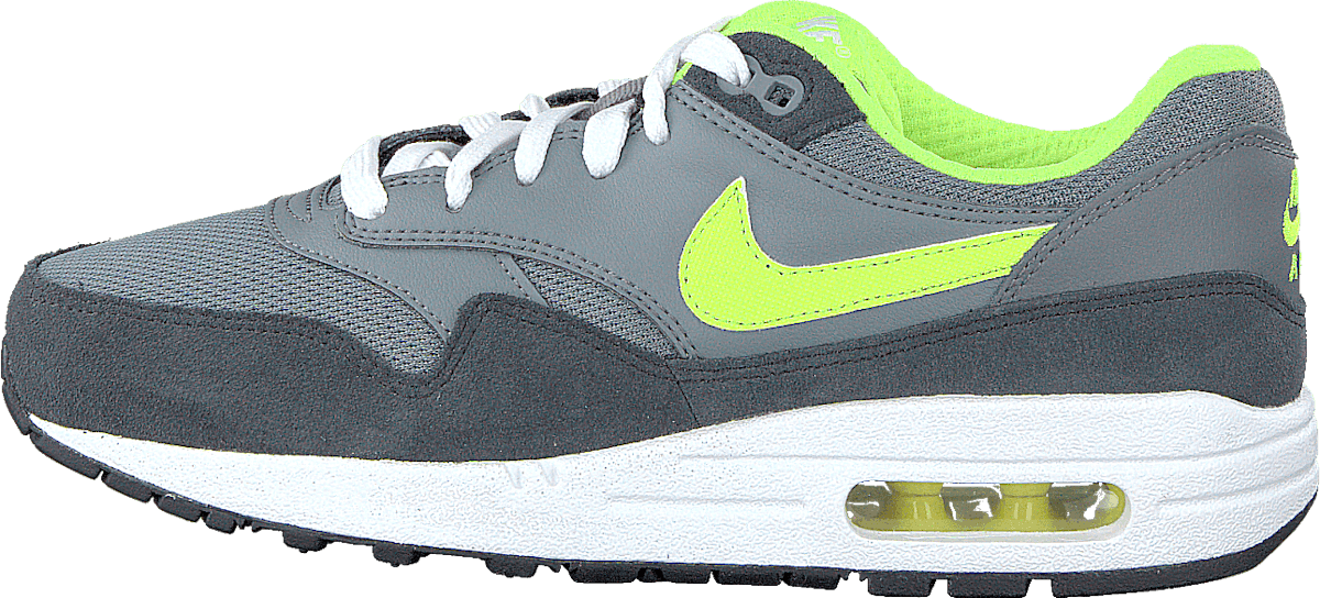 Nike Air Max 1 Big Kids Cool Grey/Volt-Anthrct-White