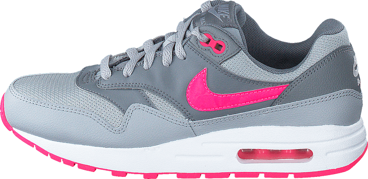 Nike Air Max 1 (Gs) Wolf Grey/Hypr Pink-Cl Gry-Wht