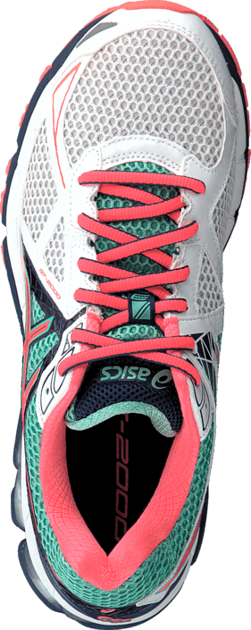 Asics - GT 2000 3 White/Flash Coral/Aqua Mint