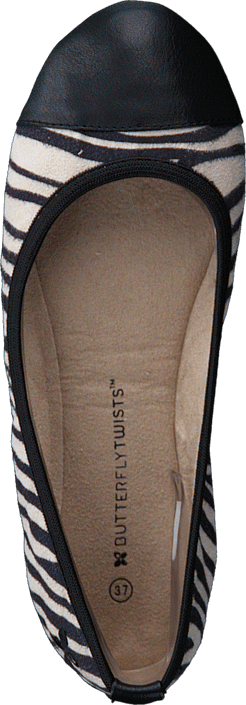 Butterfly Twists - KATE WHITE ZEBRA/BLACK
