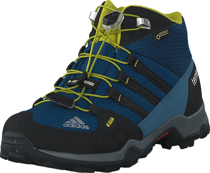 adidas Sport Performance - Terrex Mid Gtx K Tech Steel/Black/Unity Lime