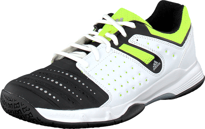 adidas Sport Performance - Court Stabil 12 Core Black/Silver Met/Yellow