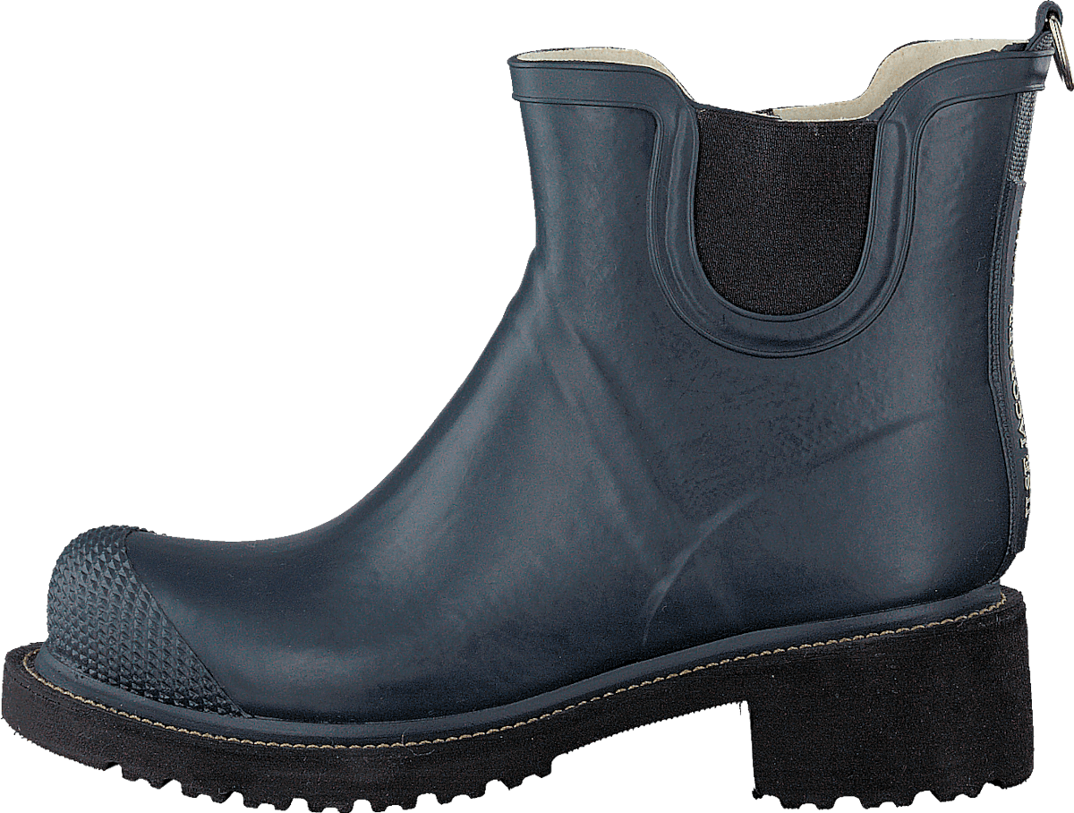 Short Rubberboot High Heel Indigo