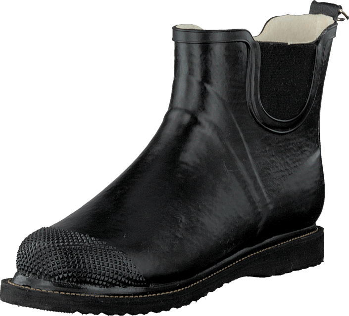Ilse Jacobsen - Short Rubberboot Flat Sole Black
