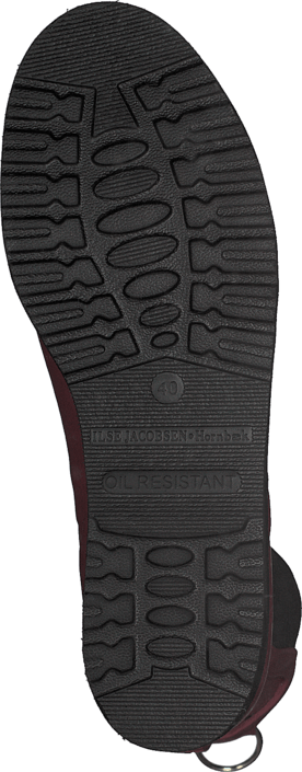 Ilse Jacobsen - Short Rubberboot Flat Sole Wine