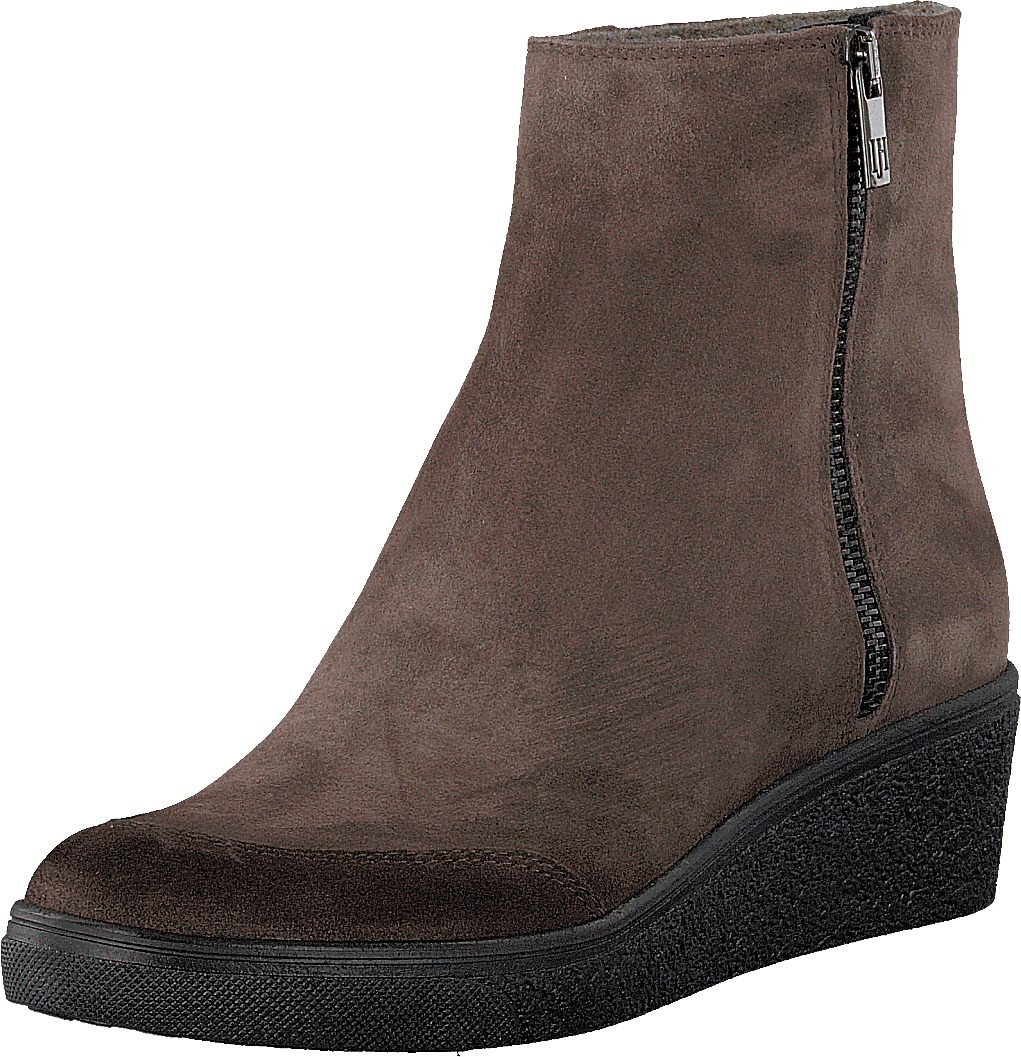 Platform Ancle Boots Chocolate