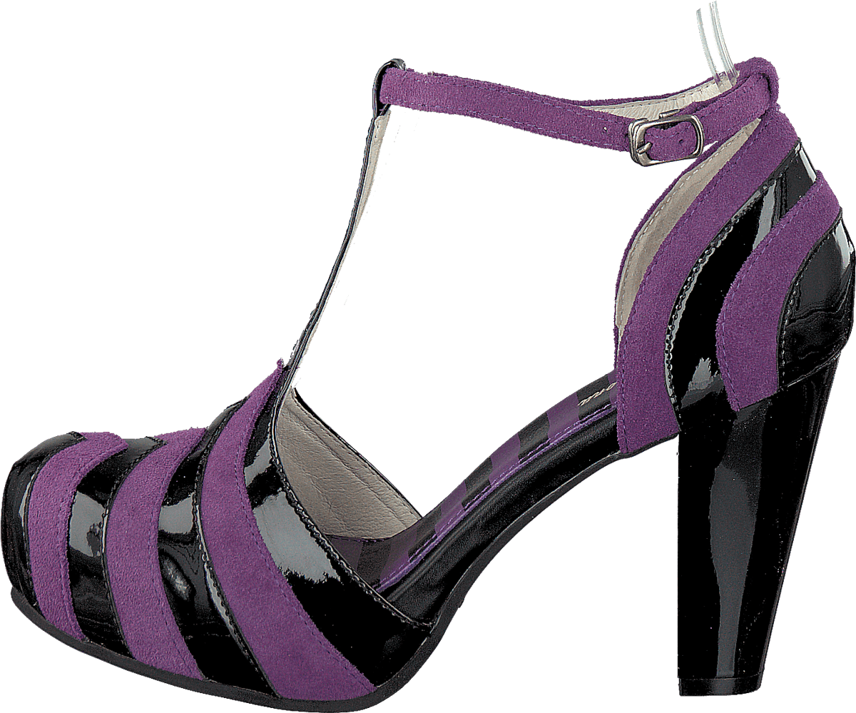 Angie P 412204 Purple/Black