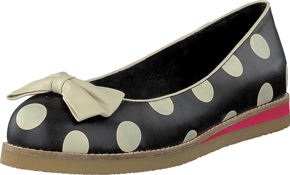 Cecilia 412801 Black/Cream dots