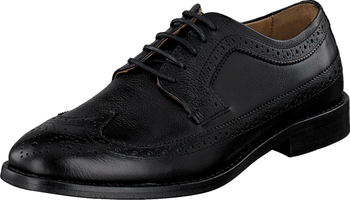 Sebago - Collier Wing Tip Black Leather