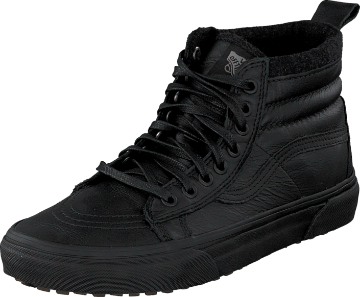 vans sk8 black leather