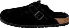 Birkenstock - Boston Black Sheepskin Black