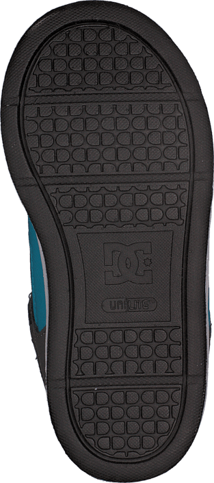 DC Shoes - Rebound Ul Black/Armor/Turquoise