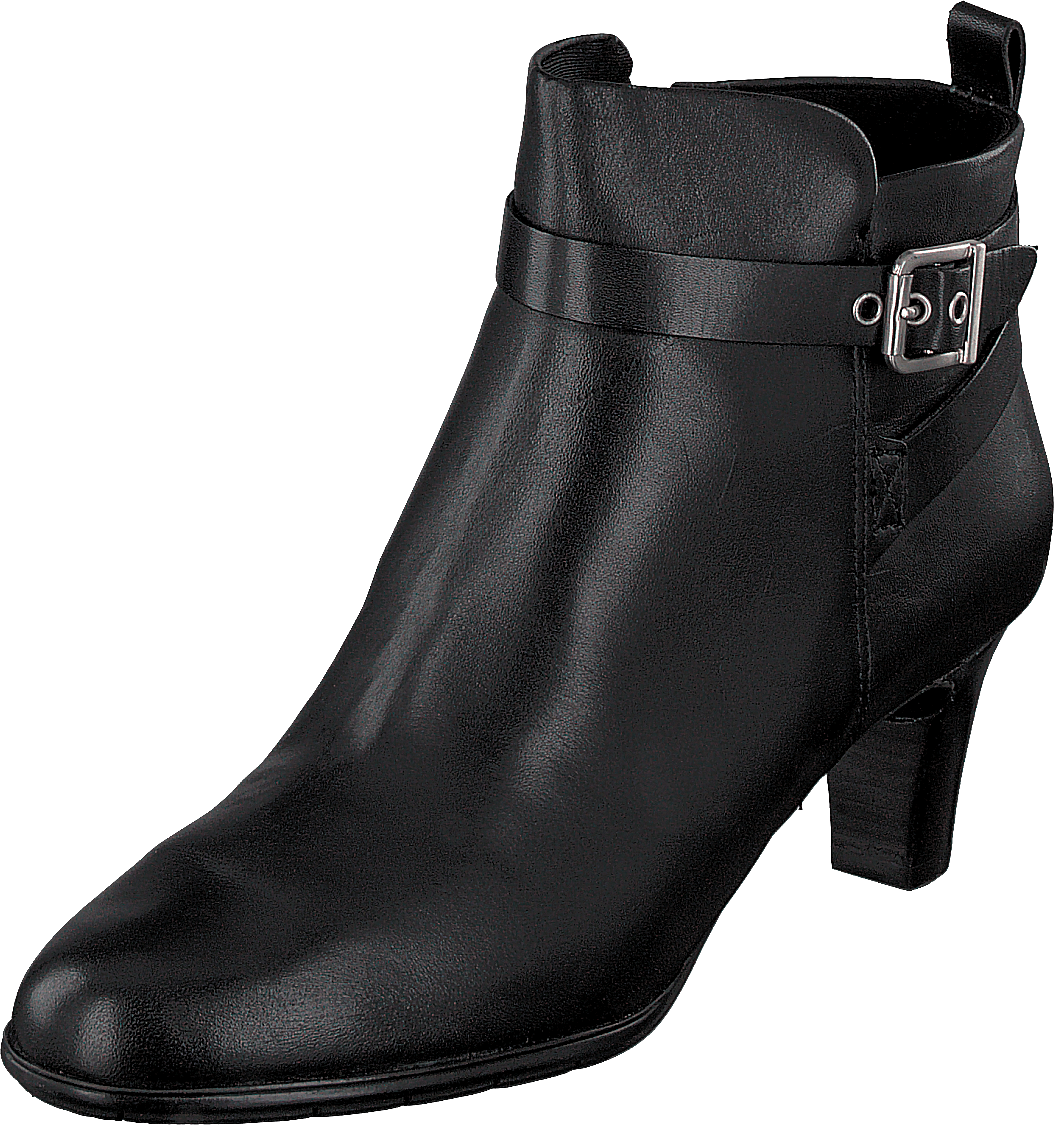 Total Motion 60Mm Heel Strap Black Burn Calf