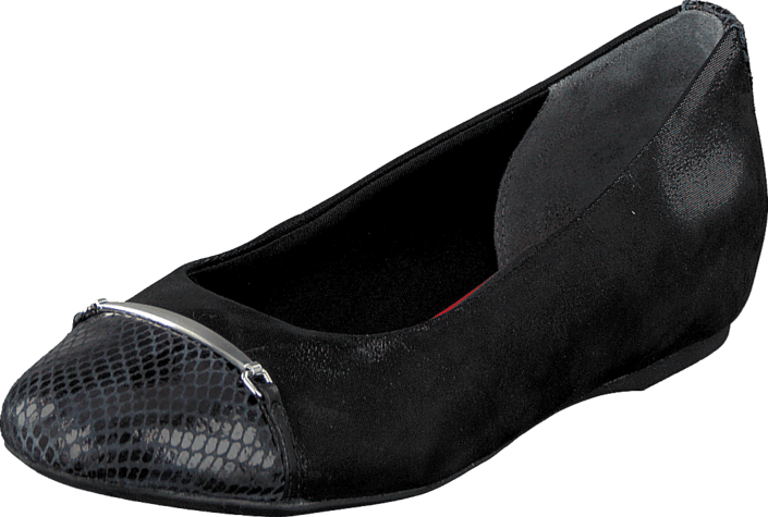 Rockport - Total Motion Layer Captoe Black Sparkle Suede