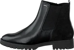 Geox - D Ashleen Abx C - Smo.Lea+Sue Black