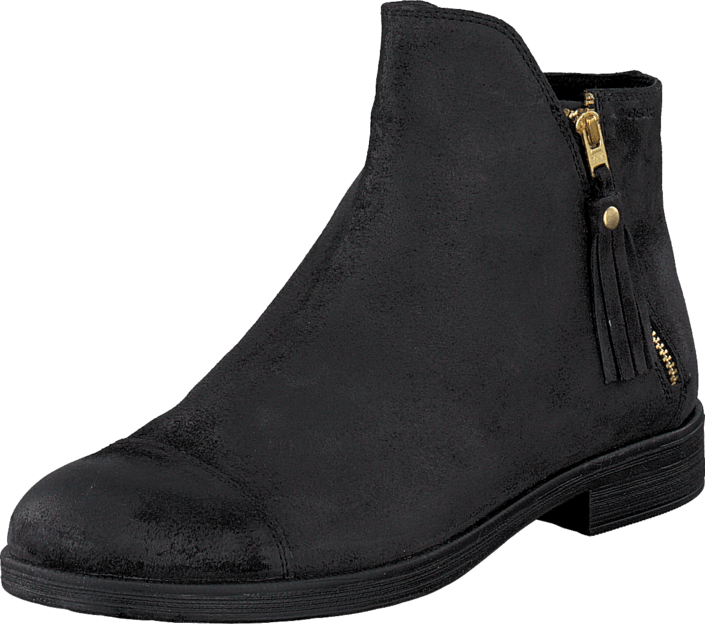 Geox - J Agata C - Wax.Suede Black