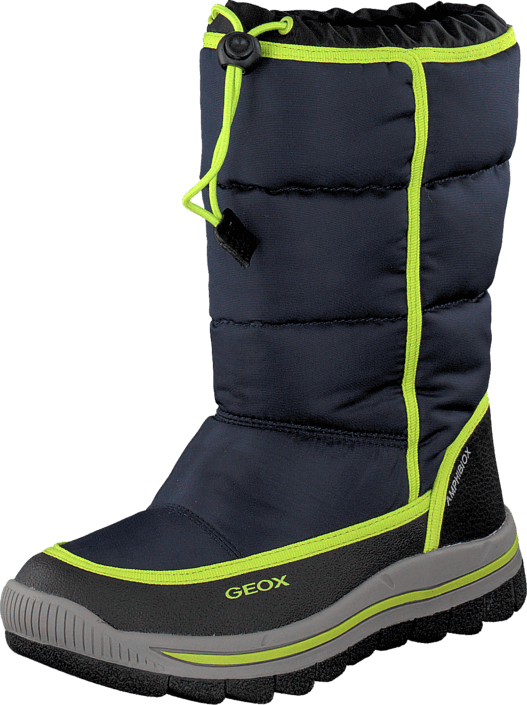 Geox - J Overland B Abx B - Ny+Pr.Dbk Navy/Lime